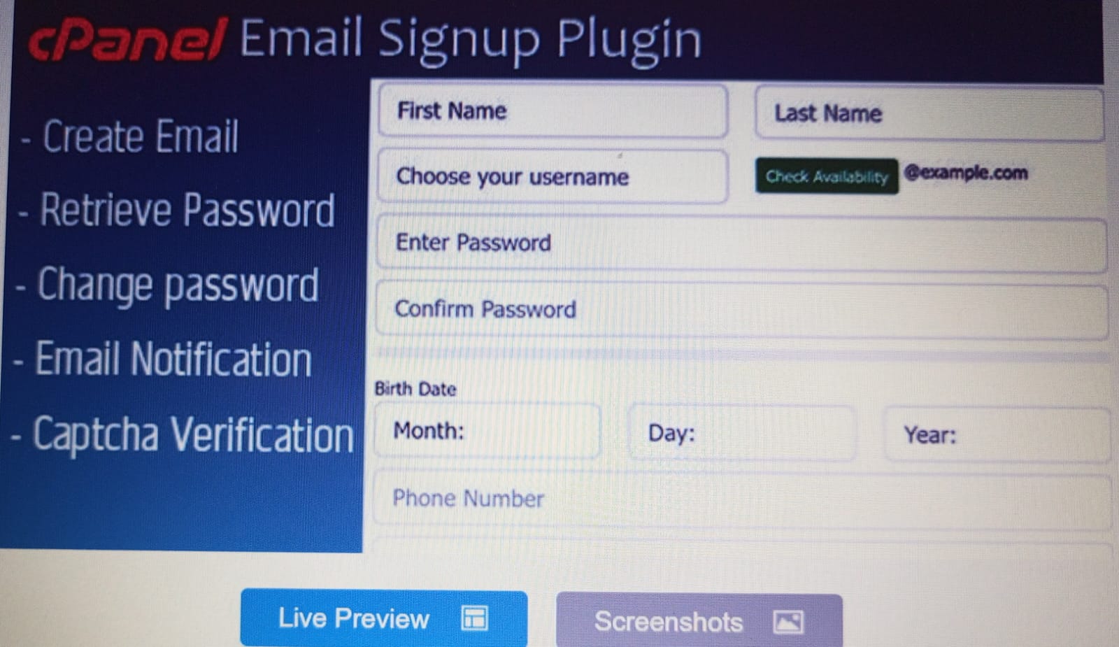 Cpanel